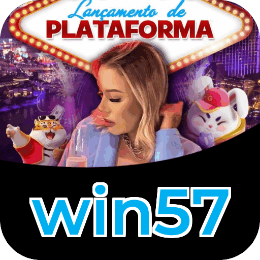 Catálogo slots win57 mostrando top jogos Gates Olympus Sweet Bonanza Fortune Tiger Big Bass volatilidade RTP
